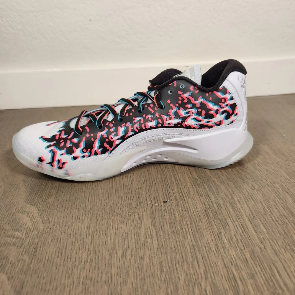 5.5Y Jordan Zion 3 GS Shock World White Black Blue Red FZ4792-060 5.5 7 Women